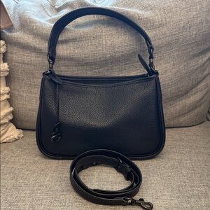 SOLD- Coach Cary Crossbody Pebbled Leather Handbag